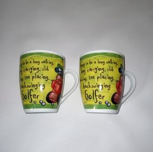 2 History and Heraldry coffee mugs world's greatest golfer